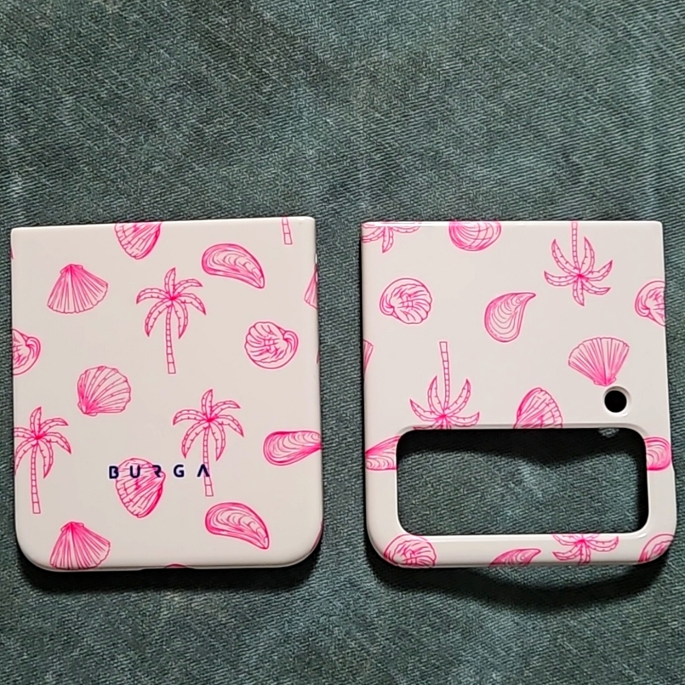 BURGA "Beach Please" Phone Case for Samsung Galaxy Z Flip 4! 🐚